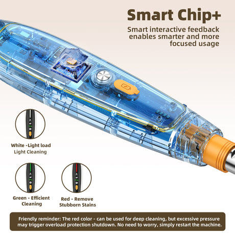 Home Luxury Style Powerful Torque Silent Extendable Smart-Sensing Electric Cleaning Brush