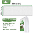 2-Piece Premium Nonwoven Plant Frost Cover - 3x9m
