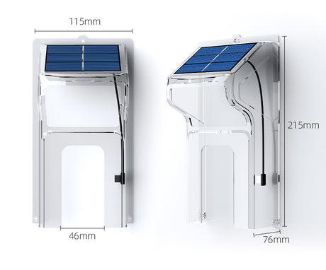Transparent Rain Cover + Doorbell Combination HD Wireless Video Doorbell with Long-Lasting Battery