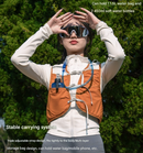 Orange Hydration Backpack for Trail Running, Marathon, and Cycling