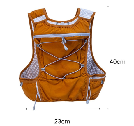 Black Hydration Backpack for Trail Running, Marathon, and Cycling