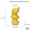 Lemon Nordic-Style Minimalist Fruit and Flower Vase - Modern Home Decor