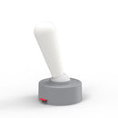 Grey Vintage Toggle Rechargeable Night Light - Minimalist Bedside Ambiance