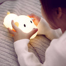 Dopey Dog Children's Silicone Night Light with Tap Control