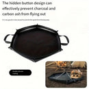 92 x 104 cm Hexagonal Double-Sided Silicone Fireproof Mat for BBQ and Camping