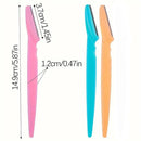 40-Piece Eyebrow Razor & Dermaplaning Tool Set(Pink)