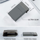 Ultra-Slim Pop-Up Card Holder Wallet with RFID Blocking(Red + Red Card Holder)