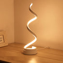 Modern Spiral LED Table Lamp - Dimmable, 3 Light Modes(black)