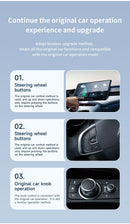 2-in-1 Wireless CarPlay & Android Auto Adapter - Plug & Play Dongle for Cars(Applicable to Android-Black)