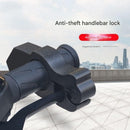 Motorcycle & Scooter Handlebar Grip Lock - Anti-Theft Brake Lever Lock(black)