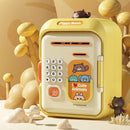 Interactive Kids' Piggy Bank Safe with Music, Stories & Password Lock(Yellow)