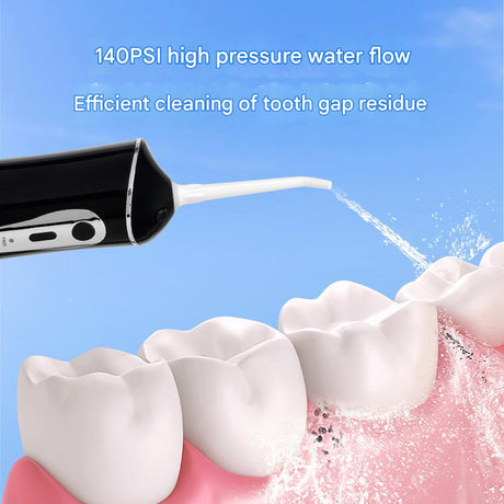 CharmHome Portable Oral Irrigator - 3 Modes, 140 PSI, IPX7 Waterproof(Pink)