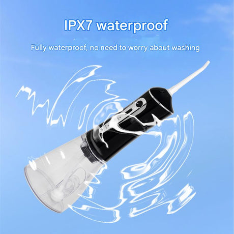 CharmHome Portable Oral Irrigator - 3 Modes, 140 PSI, IPX7 Waterproof(Blue)