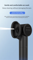 Automatic Electric Ear Wax Removal & Irrigation System - 5 Modes, USB-C, Hot Air Drying(white)