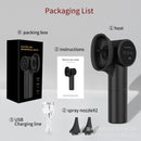 Automatic Electric Ear Wax Removal & Irrigation System - 5 Modes, USB-C, Hot Air Drying(black)