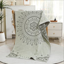 Premium Cartoon Animal Print Gauze Bath Towel - 70x140cm, Soft, Absorbent(Mandela 70*140)