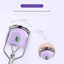 Heated Eyelash Curler with 2 Temperature Controls, Long-Lasting Curl(white)