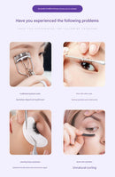 Heated Eyelash Curler with 2 Temperature Controls, Long-Lasting Curl(pink)
