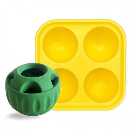 nteractive Dog Treat Dispensing Ball & Silicone Treat Mold Set - Durable,  Dishwasher Safe(green)
