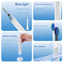 LED Sonic Electric Toothbrush - 2-in-1 Cleaning & Whitening, 4 Modes(black)