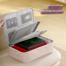 Multi-Functional Document & Certificate Organizer Bag with Combination Lock(Light green)