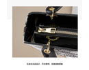 Chic Embossed Pattern Top Handle Bag - PU Leather Satchel with Detachable Shoulder Strap(white)