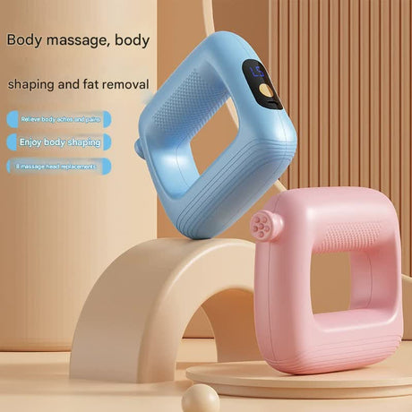 Portable Body Sculpting & Muscle Relaxation Massager with 8 Heads - 5 Speeds(purple)