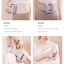 Portable Body Sculpting & Muscle Relaxation Massager with 8 Heads - 5 Speeds(purple)