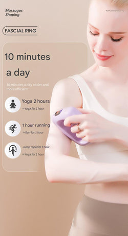 Portable Body Sculpting & Muscle Relaxation Massager with 8 Heads - 5 Speeds(purple)