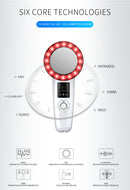 6-in-1 Ultrasonic Slimming & Beautifying RF Device - Body Sculpting & Skin Rejuvenation(black)