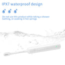 Electric Toothbrush with Ultra-Soft Gum Guard Brush Heads - IPX7 Waterproof, Ergonomic Design(blue)