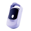 Rechargeable Electric Heated Eyelash Curler - 55C Constant Temperature, LED Display, Gentle Curling(Purple)