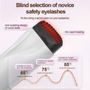 Rechargeable Heated Eyelash Curler - 3 Temperature Settings, 30s Rapid Heating & Anti-Scald Design(Purple)