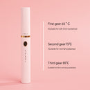 Rechargeable Heated Eyelash Curler Wand - 3 Temperature Gears, Type-C Charging, All-Day Curl(Black)