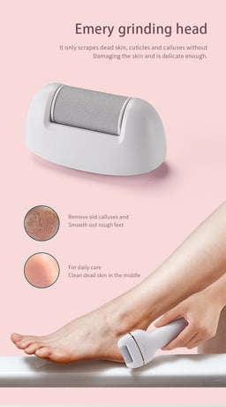 3-in-1 Ladies Electric Epilator, Shaver & Callus Remover with LED Display - Rechargeable & Waterproof(Light Green)