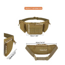 Tactical Waist Pack & Concealed Carry Bag - Multi-Pocket Fanny Pack with Adjustable Strap(Camouflage)