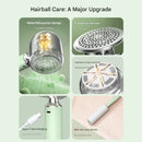 Upgraded Electric Lint Remover with LED Display - 6-Blade, Type-C Fast Charge, 2-in-1 with Sticky Roller(White)