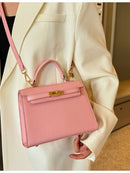 Elegant PU Leather Top Handle Satchel Bag - Versatile Crossbody & Shoulder Bag(black)