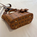 Chic Print Tote Bag with Bear Charm - Versatile Handbag & Crossbody(Beige)
