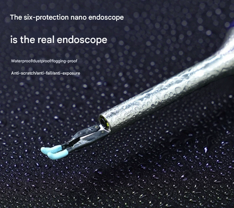 Smart Visual Ear Cleaner with HD Endoscope & Precision Tweezers - Safe for Adults & Children(Dark blue)