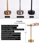 UFO Version LED Desk Lamp - Gunmetal Gray Touch Switch with Dimming and USB Cable