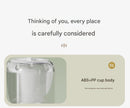 White Travel-Friendly Mini Washing Machine - USB Powered, Automatic, for Small Loads