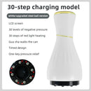 White Portable Electric Cupping Therapy Device - Adjustable Intensity & Heat