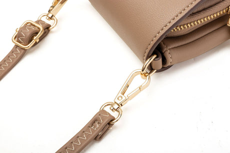 Yellow Chic Quilted Crossbody Phone Bag - PU Leather Mini Purse with Floral Stitching & Adjustable Strap