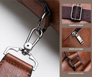 Brown Men's PU Leather Briefcase - Vintage Style Laptop Messenger Bag, Crossbody Satchel for Business & Casual