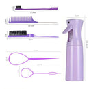 Pink Ultimate 27-Piece Hair Styling & Care Kit - Detangling Brushes, Combs, Scalp Massager & Salon Accessories
