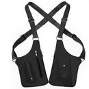 Black Urban Tactical Anti-Theft Shoulder Holster Bag - Secure Multi-Pocket Chest Rig for Men