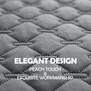 Grey 2-Sided Waterproof Pet Sofa Cover - Dog Bed Protector Blanket for Furniture, Couches & Car Seats (200x305cm, Machine Washable)
