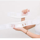 Size L White Adjustable Cervical Collar Neck Brace - Breathable Support for Pain Relief & Posture