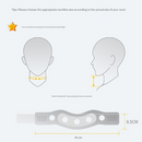 Size S Light Blue Ergonomic Neck Support Brace - Soft Cervical Collar for Posture Correction and Pain Relief